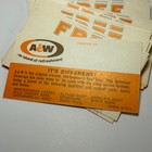 Lot Of 25 Vintage A w Free Root Beer Cards New Never Used 1970 s Printed In Usa