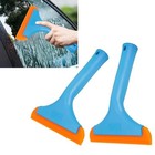2pcs Silicone Squeegee  Small Squeegee For Car  Automotive Mini Window Blue