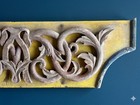 Antique 19th Century Carved Wooden Architectural Pediment Freeze Rococo Indian  