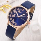 Fashion Lady Temperament Belt Watch Casual Versatile Niche Butterfly Diamond Sur