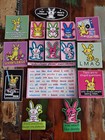 Jim Benton Happy Bunny Make A Phrase 65 Pc Magnet Set   9 Free Stickers