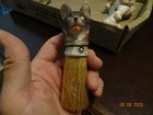 Vintage Germany Clothing Brush With Porcelain German Shepherd Dog Head