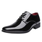Men Dress Shoes Classic Lace-up Formal Oxfords Faux Leather Tuxedo Shoes 6 5-13