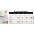 Msrp  31 Gorlya Girls 14y Chiffon Pleated Elastic High Waist A-line Boho Swing
