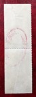 Central African Airways 1964 Service Letter Stamp Pair 1s On Piece Rare