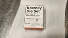 Kearny Burndy 26994 Die-set Type-o Die-d Crimper Crimping Cable New In Box