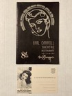 Vintage 1946 Earl Carroll Theater Restaurant Program   Postcard 1940s Hollywood