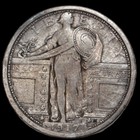 1917 25c Type 1 Standing Liberty Quarter- Choice Ef   Free Shipping- Smh-509