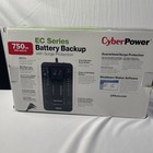 New Cyberpower Ec750gtaa Ecologic Battery Backup   Surge Protector Ups System