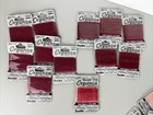 Lot Of  190   Bucilla Organza Ribbon Emboidery Mixed Colors widths