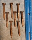 8 Different New York Central Railroad Steel Square Date Nails 1911-1931