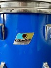 Vintage 70s Ludwig 10 X 14    Rack Tom Drum 6ply Maple Blue   Olive Cortex B o