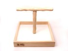 Deluxe Tabletop Nu Perch - Large Tabletop Perch Stand For Macaws And Big Parrots