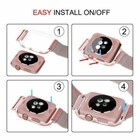 For Apple Watch Se 3 2 1 Magnetic Milanese Loop Band Strap  Case 