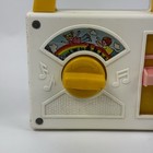 Vintage Fisher Price Over The Rainbow Radio Music Box Toy Windup  works 1981