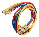 Yellow Jacket Plus Ii 29986     72  Ball Valve Hoses  1 4   Set Of 3