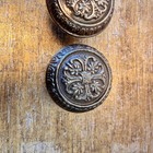 Vintage Brass Metal Solid Door Knob Set Gothic Victorian Detailed Nice Pattern