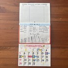 1956 Vintage Promotional Calendar   Marine Park Brooklyn  Ny   Drink Recipes