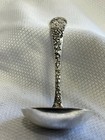 Vtg Stieff Sterling Silver Rose Pattern Spoon Ladle 99 53g Floral Repousse