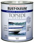 Rust-oleum 207000 Marine Coatings Topside Paint Semi-gloss White 32 Fl Oz 4 Pack