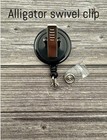 Retractable Id Badge Holder Reel  Swivel Alligator Clip