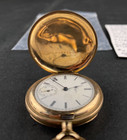 Vintage Elgin 7 Jewel Model 1 Pocket Watch 1899 Grade 173 Gold Filled
