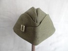Wwii Us Marine Corps Officers Overseas Cap With Sterling Pinback Bar