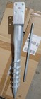 Vevor No Dig Ground Anchor 4 Pack 3 94 X 2 76 X 27 56 In Diy Screw In Post Stake