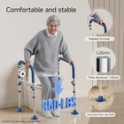 Toilet Safety Frame For Seniors  Adjustable Aluminum Toilet Safety Rail 350 Lbs