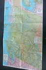 1974 75  British Columbia Highway Province Official  Road  Map Canada Campesite