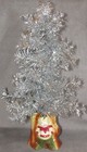 Vintage Elf     Tree Stump Pottery Planter   Flower Pot   Christmas Tree Holder