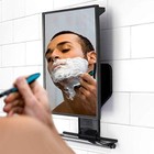 Fogless Shower Shaving Mirror Razor Holder Squeegee And Organizer