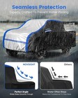  Truck Cover - Waterproof All Weather Car Cover Hail Protector  6 Layer Heavy 
