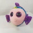 Ty Beanie Boos Boo Flippy The Rainbow Fish 6  Plush  pre-owned 