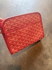 Goyard Red Zip-around Zip Wallet For Women With Allover Logo Pattern