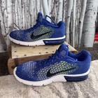 2017 Nike Air Max Sequent 2 Blue yellow Running Shoes  Size 9 W 7 Men   s Unisex