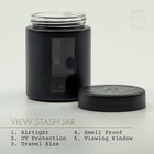 Stash Jar Smell Proof Container  4 Oz  Viewing Jars For Herbs Coffee   set Of 4 