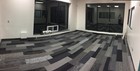New Shaw Carpet Tile Planks Rectangles Mixed Gray Patterns Neutral 180 Sq Ft  