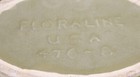 Vintage Planter  Floraline Pottery Footed Vase Oval   476-8 Avocado      Green
