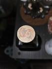 Vtg Antique Singer Sewing Machine Embossed 3oz  Oil Bottle With Screw On Cap