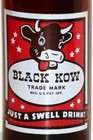 Vintage Soda Pop Bottle Black Kow Amber 1941 Cow Pictured New Old Stock N-mint