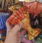Vhtf Franz Welz Czech Art Deco Glass Vase Lidded Dish 