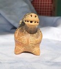 Ocarina Mayan Nahual Animal With Baby Mesoamerican Clay Pre Columbian Rare Aztec