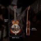 Beginner Metal Resonator Guitar Full-size Circular Neck Traditional Resonator