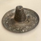 Vintage 925 Silver Handmade Sterling Sombrero Made In Mexico 26g 4    Di 1 5    H