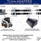 Adapter Set Flat Face Coupler Iso 16028   Converts 1 2 Body To 3 8 Body   Tl144