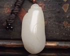 Ancient Chinese Mythical Wealth Hand-carved Hetian Jade Amulets Pendant815