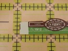 Vintage A Fuente Cigar Band Tampa Florida Calidad Suprema Imported Tobacco 1912