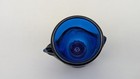 1 Luminarc Cobalt Blue Glass Egg Cup Or Toothpick Holder Made In France Chicken