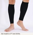 3 Pairs Leg Sleeve Socks For Grip Socks Alternative To Long Sports Socks Black